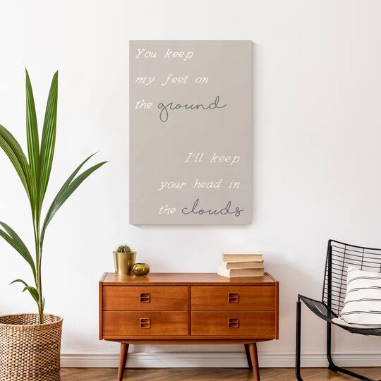 Head In The Clouds 20" x 30" Canvas Wall Art